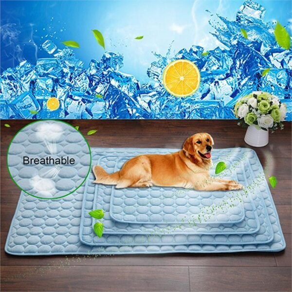 Pet Dog Cat Ice Silk Cold Nest Pad For Cooling In Summer - Image 2