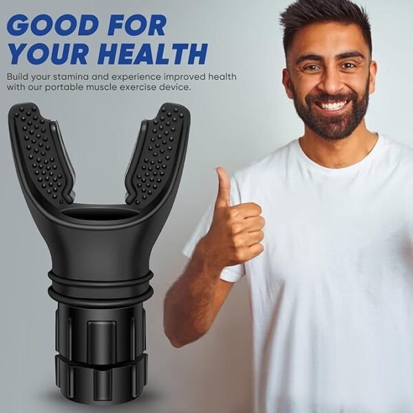Breathing Trainer Respirator Fitness Equipment Exercise Lung Face Mouthpiece For Household Healthy Care Accessories - Image 3