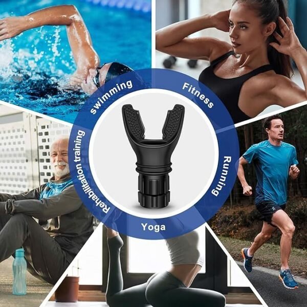 Breathing Trainer Respirator Fitness Equipment Exercise Lung Face Mouthpiece For Household Healthy Care Accessories - Image 10