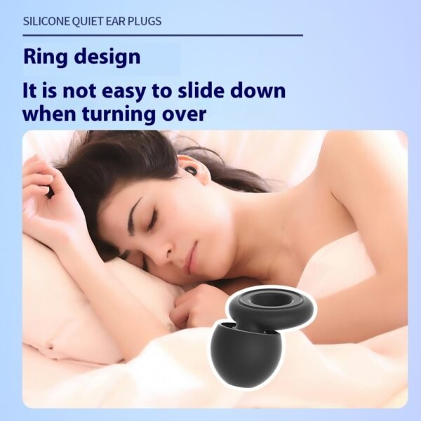 Silicone Earplugs Special For Sleep Do Not Hurt Ears Soundproof Earplugs - Image 2