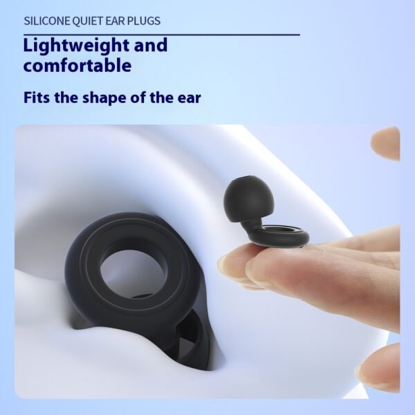 Silicone Earplugs Special For Sleep Do Not Hurt Ears Soundproof Earplugs - Image 3