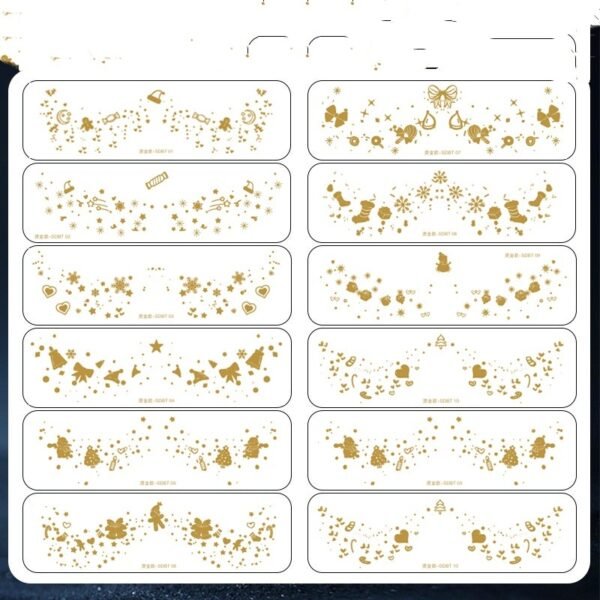 Gilding Freckle Tattoo Sticker European And American Gilding Glitter Stickers Waterproof - Image 3