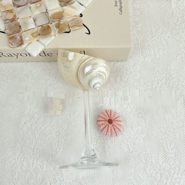 Ins Handmade Shell Conch Wine Glass Aromatherapy Dish - Image 2