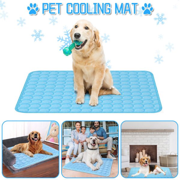 Pet Cooling Mat Cool Pad Cushion Dog Cat Puppy Blanket For Summer Sleeping Bed Dog Cooling Bed Pet Cooling Mat - Image 8
