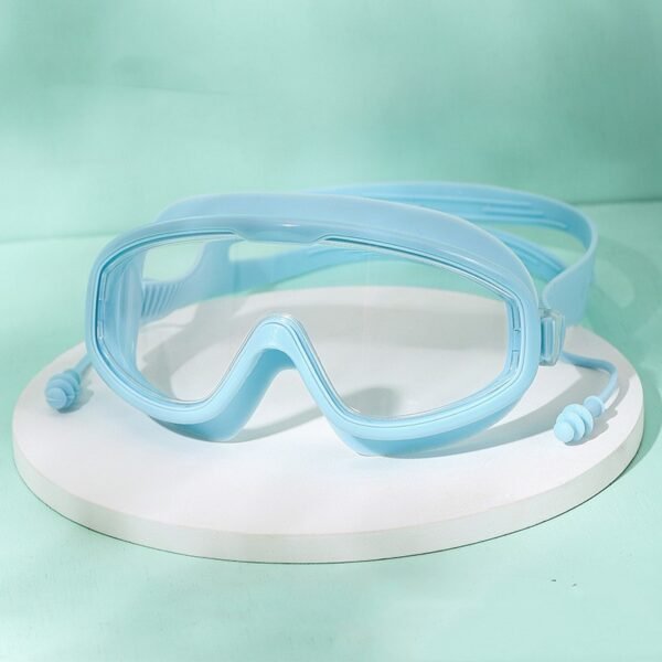 Swimming Goggles Large Frame Waterproof Anti-fog HD Glasses Equipment Men And Women Swimming Goggles - Image 2