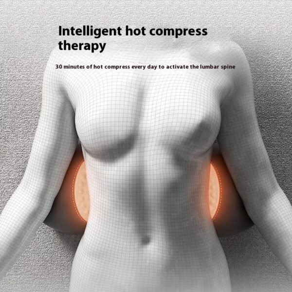 Bed For Sleep Waist Support Lumbar Support Pillow Lumbar Massage Heating - Image 7
