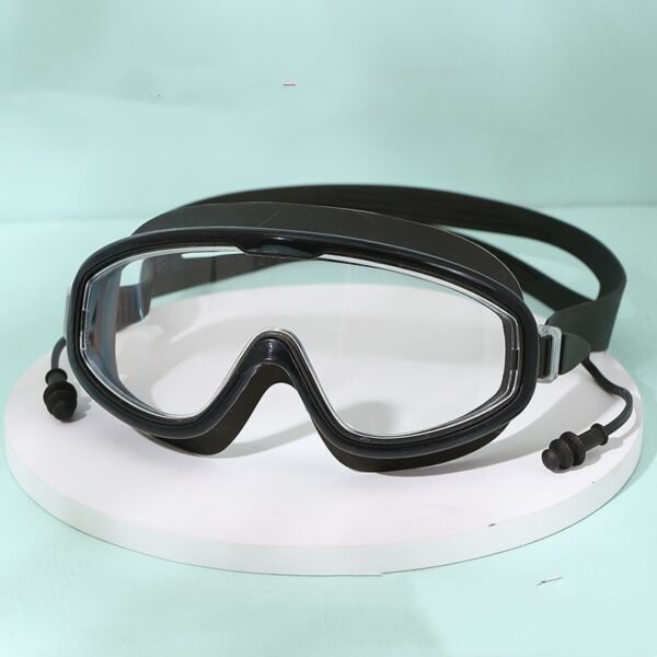 Swimming Goggles Large Frame Waterproof Anti-fog HD Glasses Equipment Men And Women Swimming Goggles - Image 8